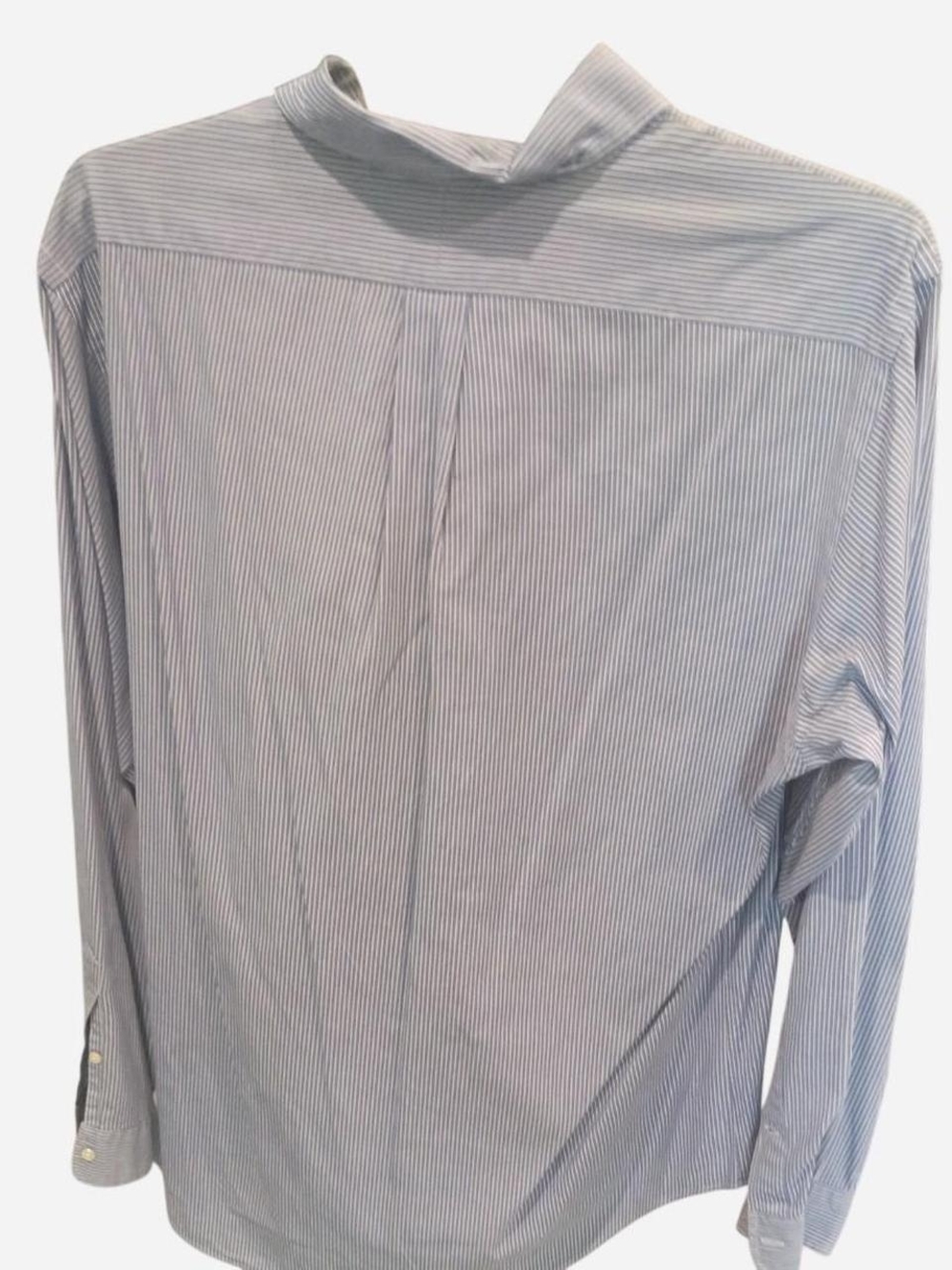 Ralph Lauren White & Blue Pinstripe Dress Shirt Size 16-36